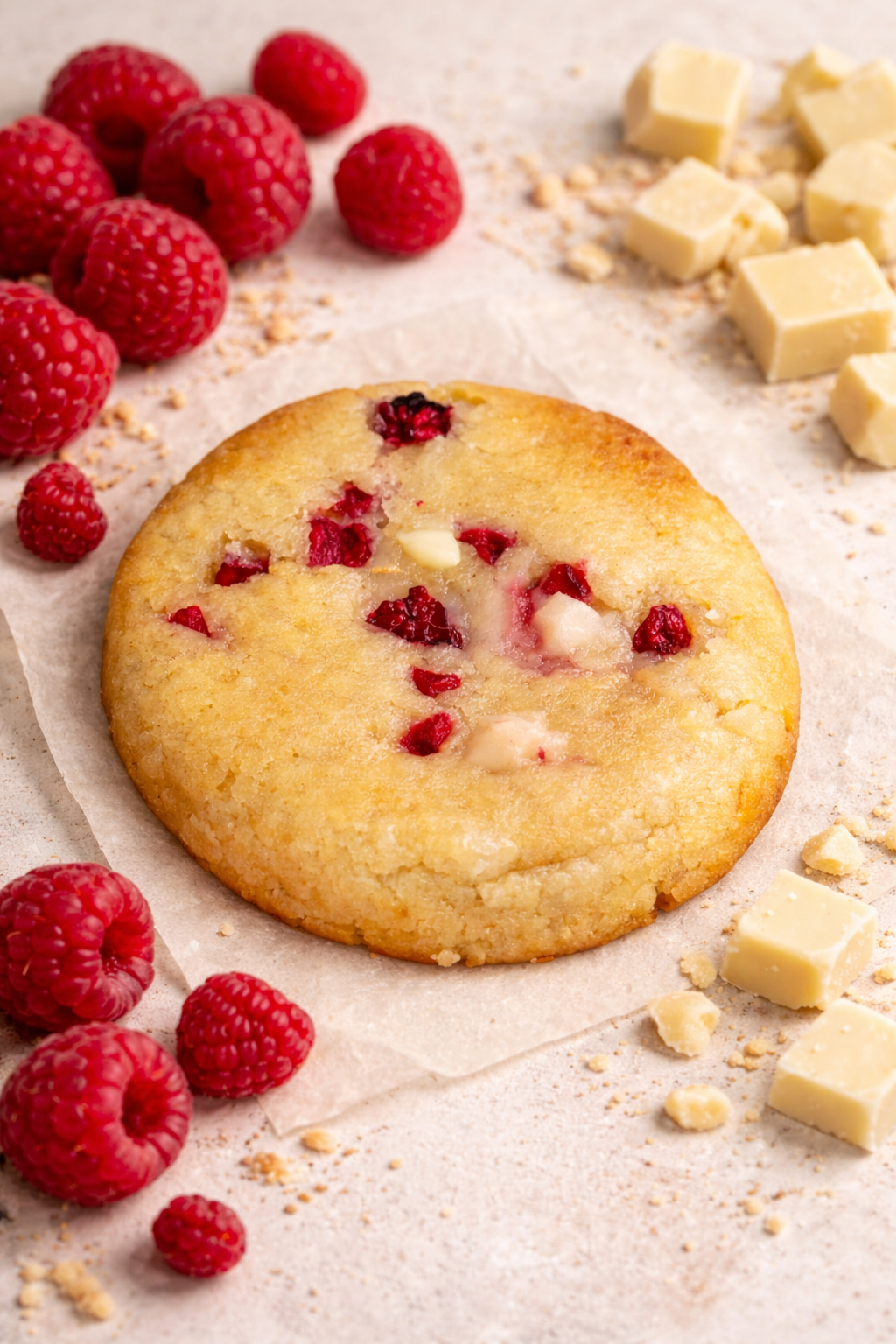 Cookie Framboise & chocolat blanc